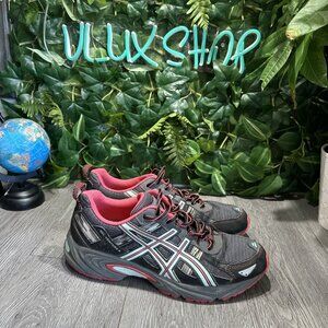 Asics Womens Gel Venture 5 T5N8N Black Running Shoes Sneakers Size 9.5